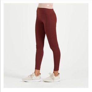 Vuori Stride Legging in brick red size XS